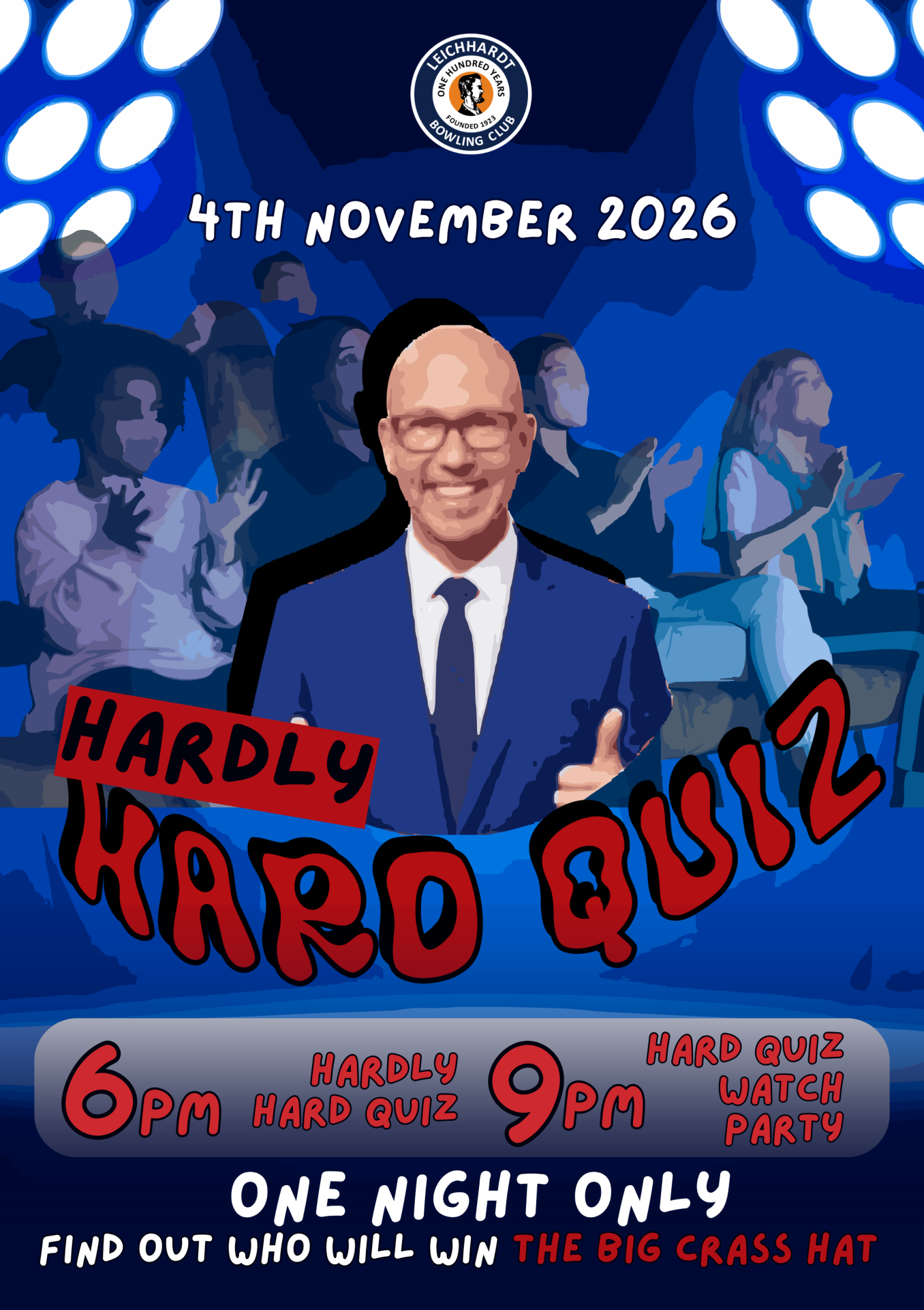 Hardly Hard Quiz at The Bowlo on Wednesday 4 November